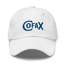 Load image into Gallery viewer, Cofax Logo Dad Cap - White