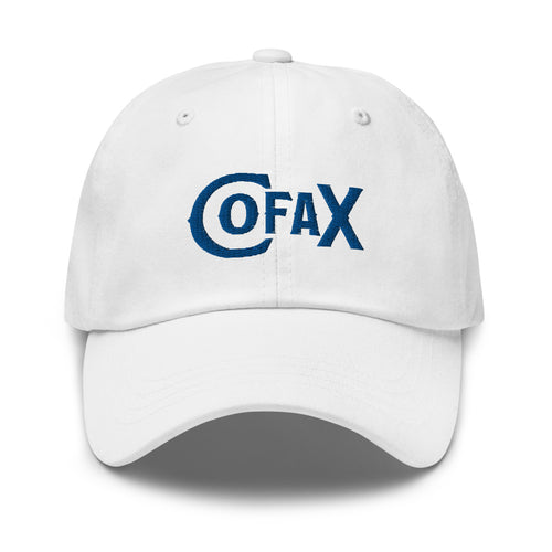 Cofax Logo Dad Cap - White
