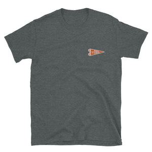 Let's Go Fried Chicken - Embroidered Burrito Pennant Tee