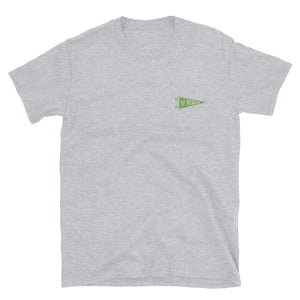 Let's Go Veggie - Embroidered Burrito Pennant Tee
