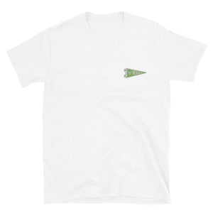 Let's Go Veggie - Embroidered Burrito Pennant Tee