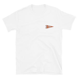 Let's Go Fried Chicken - Embroidered Burrito Pennant Tee